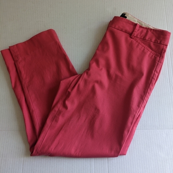TALBOTS PINK WOMEN'S THE PERFECT CROP STRAIGHT LEG PANTS SIZE 4 - Picture 8 of 15